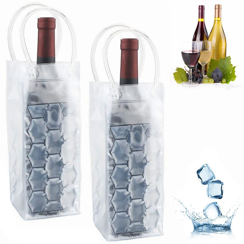 Wine Beer Cooler - ワインアイスバッグホルダーシャンパンビールクーラーウイスキー缶ドリンククーラージェル冷却チラーバーアクセサリー BTBD01