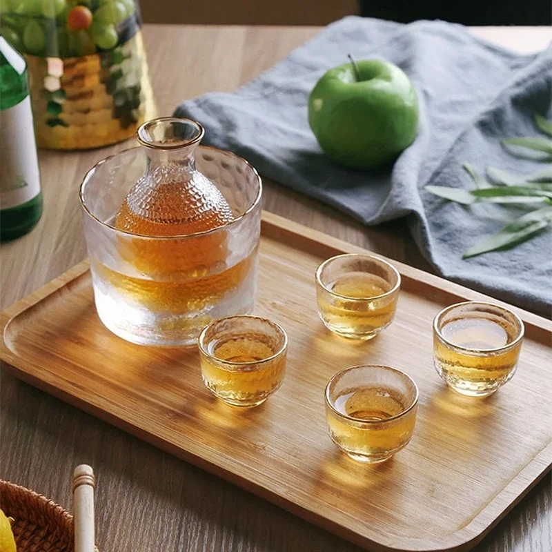 Wine Vodka Beer - ガラスビールカップセットバーアクセサリー酒ポットドリンクウェアショットグラスウォッカバーテンダー和風ハンマーワイングラスショット