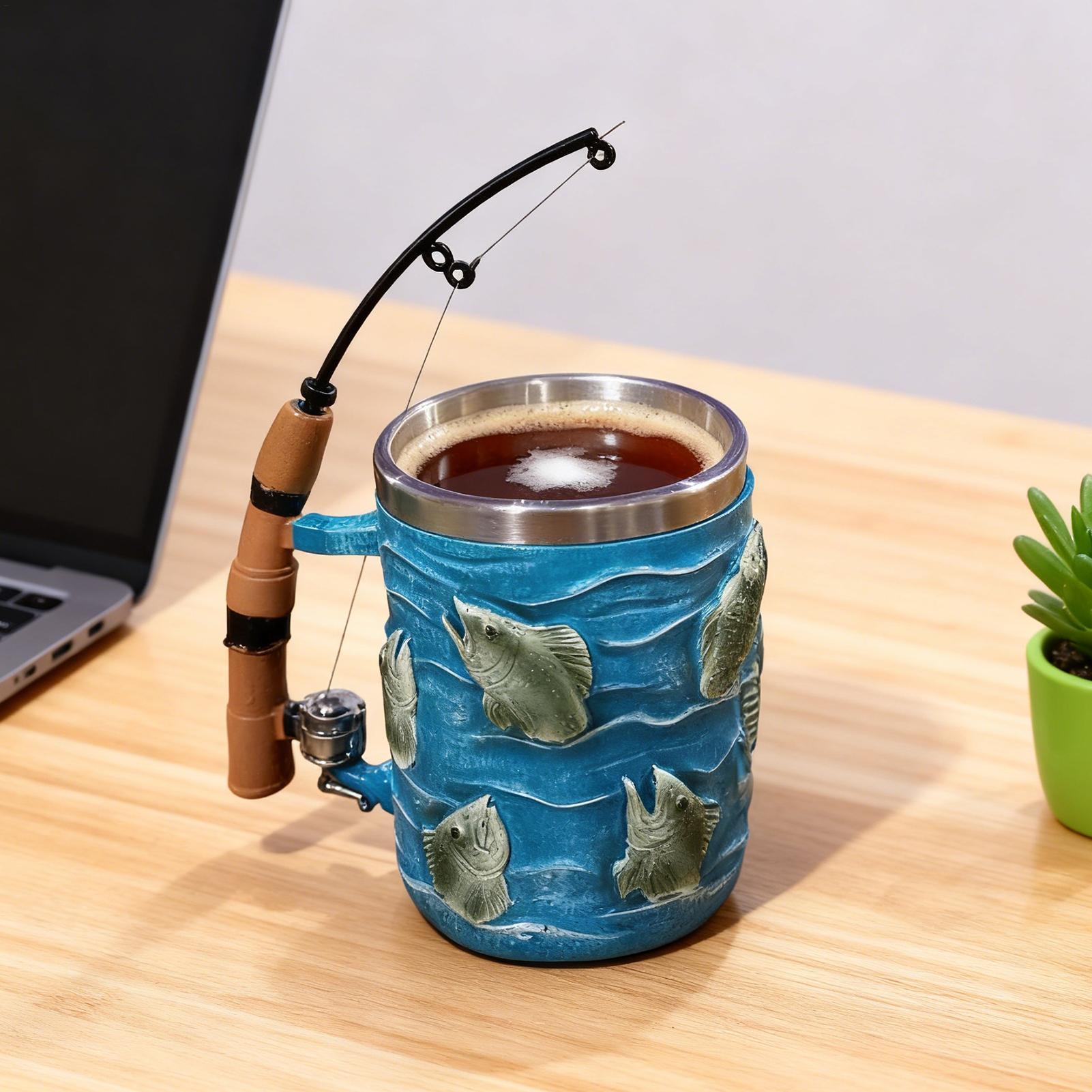 Wine Beer Coffee - コーヒーマグ樹脂製冷温両用飲料水カップ釣りテーマデコレーションチョコレート紅茶ワインビール家庭キャンプ寮ホテルアパート用