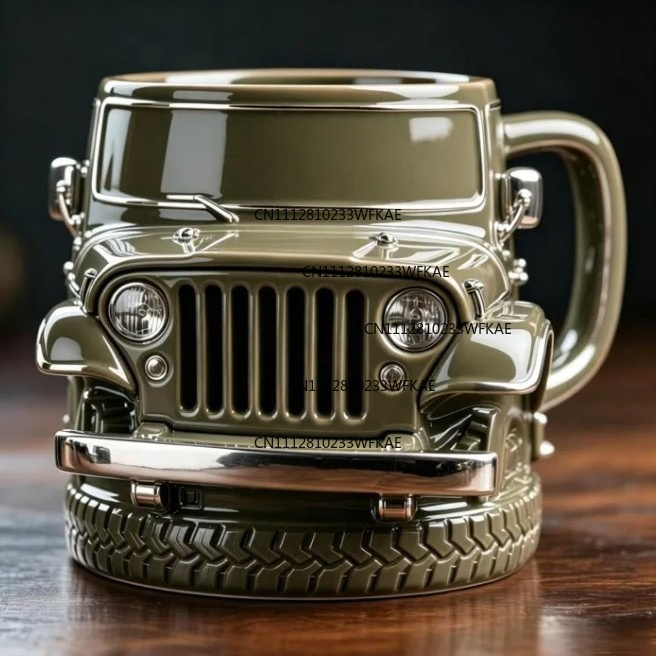 Wine Beer Coffee - 新しいワインカップ、ビールカップ、シンプルなベルトハンドル、大容量ティーカップ、家庭用ドリンクカップ、V8エンジンコーヒー