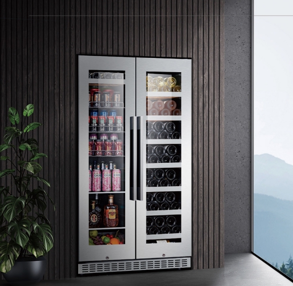 Wine Beer Place - 人気のある大容量飲料、ワイン、ビール、お茶用冷蔵庫冷凍庫は、様々な場所に適しています。