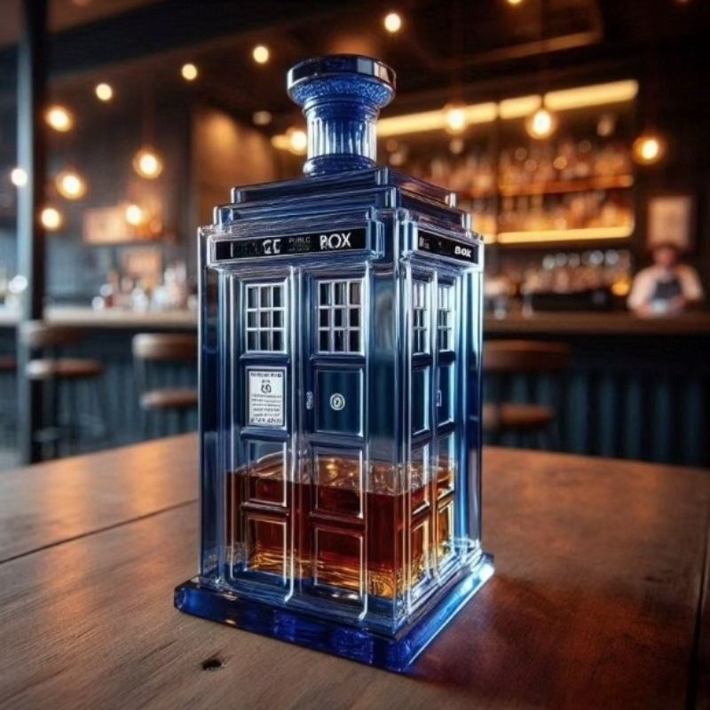 Wine Vodka Beer - 創造的な電話ボックス型デカンタワインポアラー、ウイスキーディスペンサー、ポット、ウォッカハンガー、ビールウイスキーデカンタ