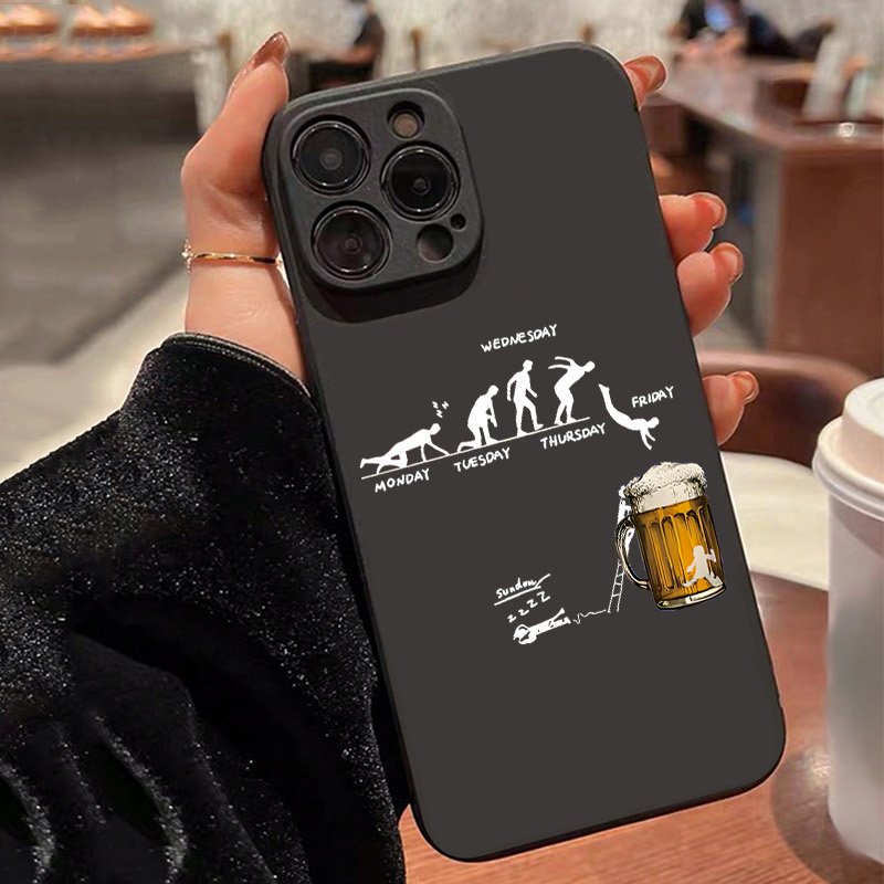 クリエイティブなビールをテーマにしたスマホケース Samsu - Beer & Wine Grab のレビューと価格