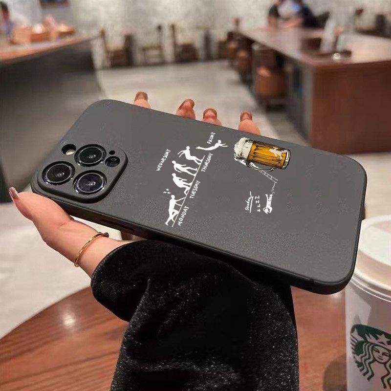 クリエイティブなビールをテーマにしたスマホケース Samsu - Beer & Wine Grab のレビューと価格
