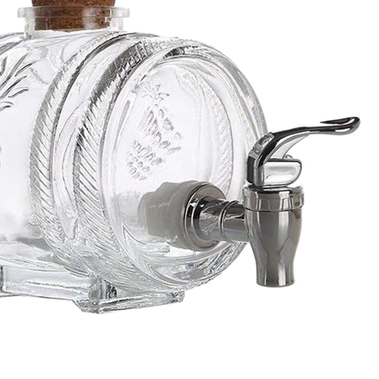 高級ガラス製バレルディスペンサー（コルク栓付き）家庭用ガラス - Wine Beer Spirit のレビューと価格