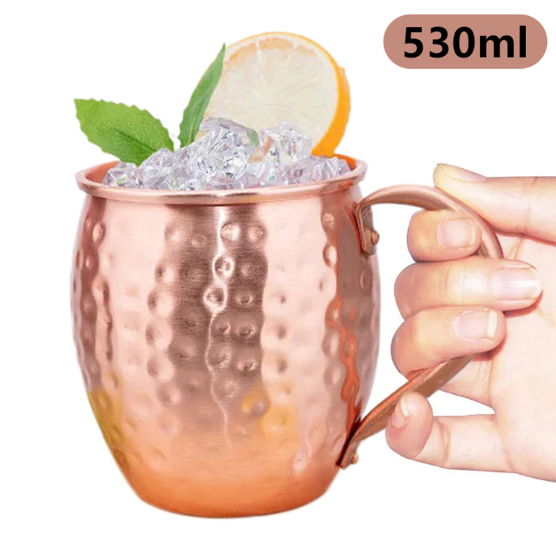 【F】530ml 100%銅製 モスクワミュールマグ カクテ - Wine Beer Coffee のレビューと価格