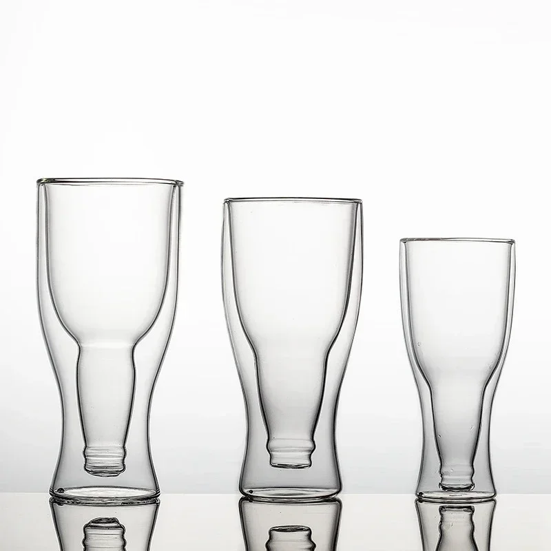 クリエイティブカクテルワイングラスマグ二重壁マグビールワイン - Wine Vodka Beer のレビューと価格
