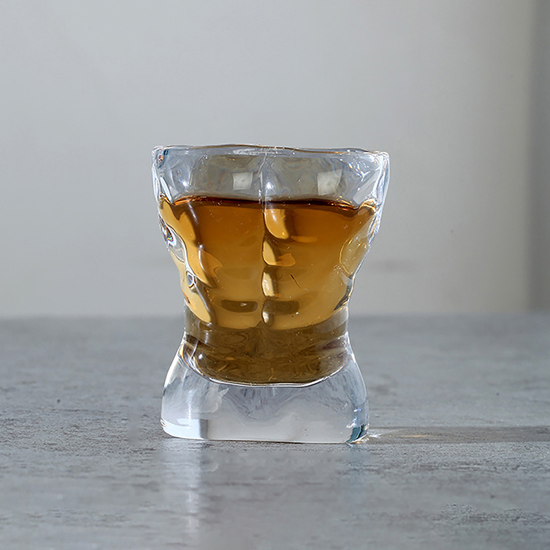男性と女性のためのユニークなビールカップ,ボディシェイプ,透 - Wine Beer Coffee のレビューと価格