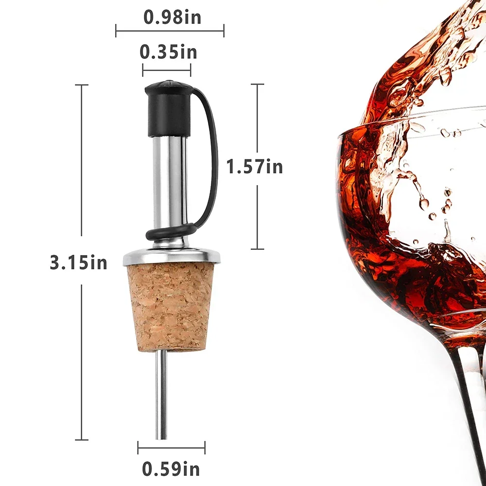 赤ワインコルク注ぎ口ステンレス鋼赤ワイン注ぎ口ボトルストッパ - Wine Beer Spirit のレビューと価格