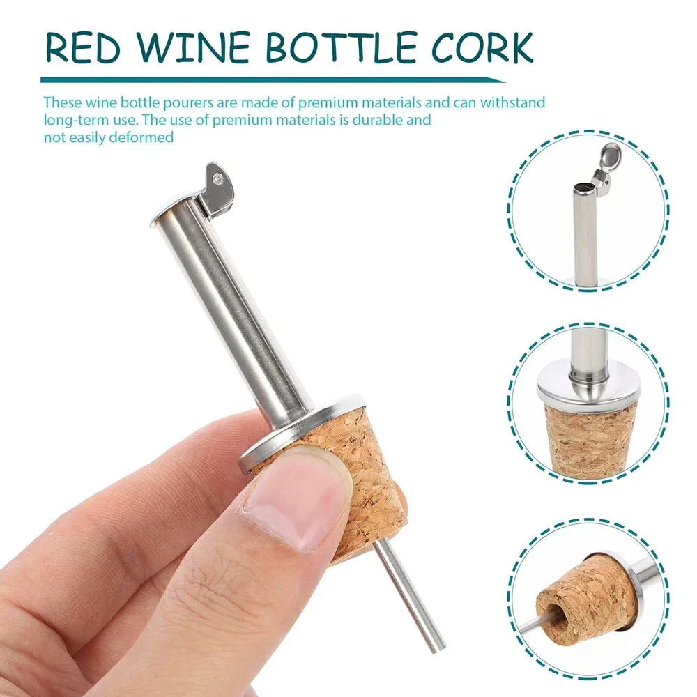 赤ワインコルク注ぎ口ステンレス鋼赤ワイン注ぎ口ボトルストッパ - Wine Beer Spirit のレビューと価格