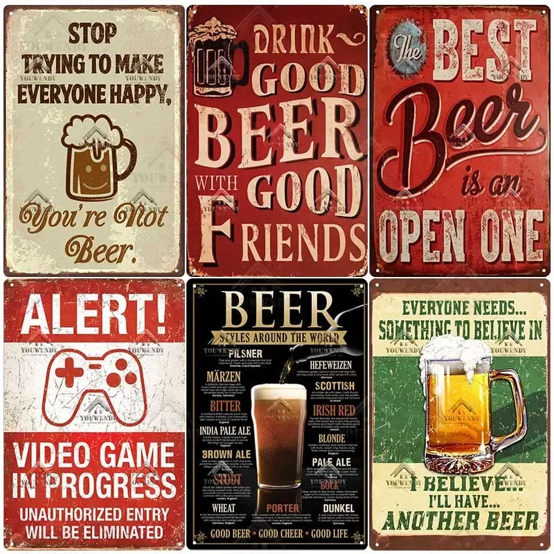 バー パブ サイン デコレーション 面白い引用句 ビール乾杯 - Beer And Wine Quote のレビューと価格