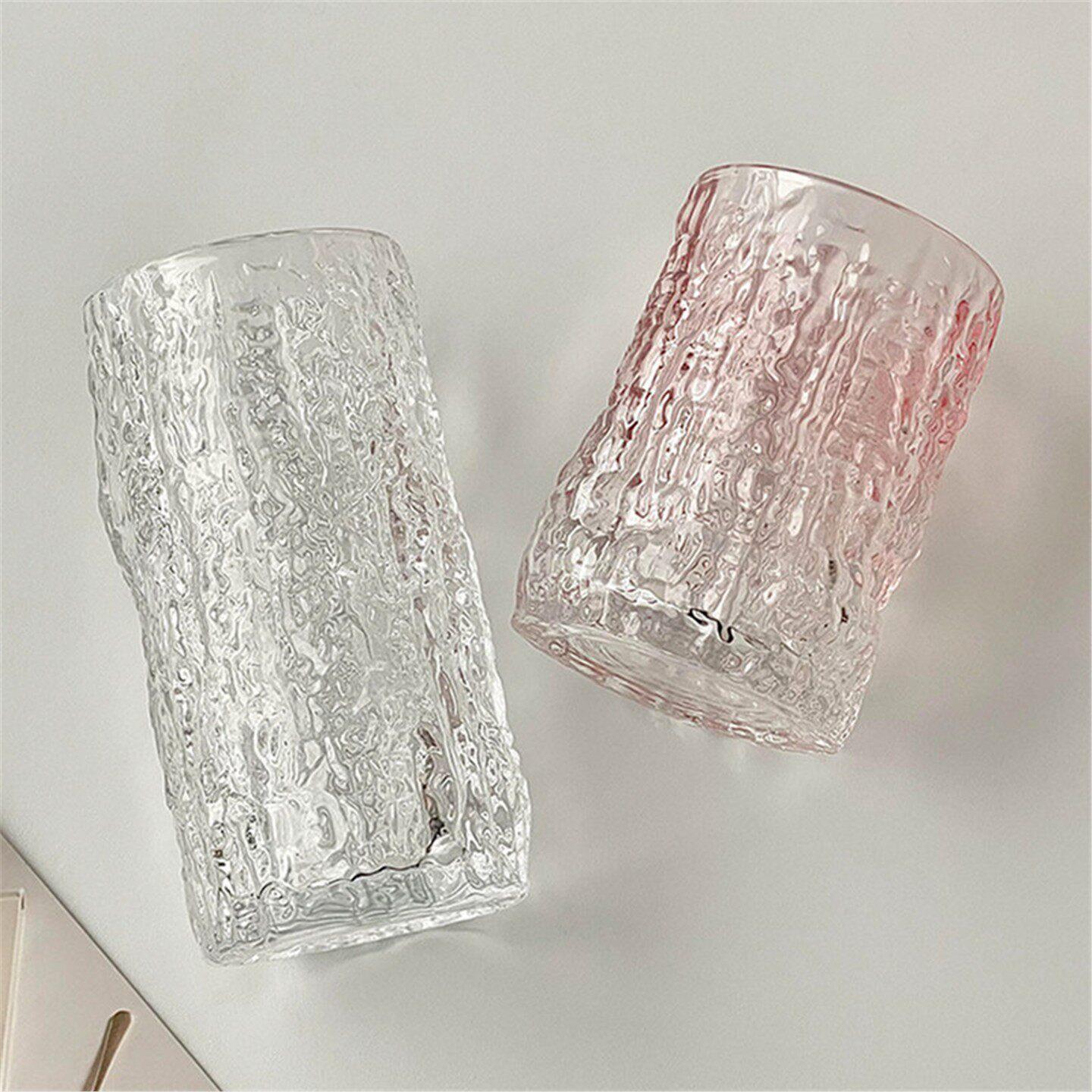 女性用ガラス製ビールカップ素朴な樹皮デザインインスタイル飲料 - Wine Beer Coffee のレビューと価格