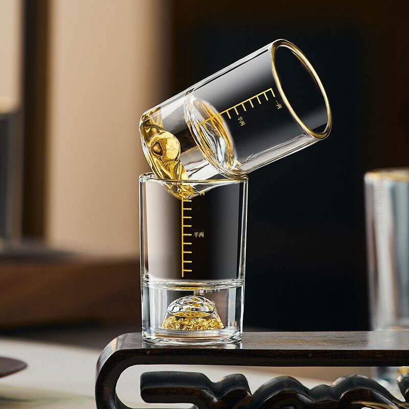 高級カクテルグラス クリスタル金箔グラス ゴールデンマウンテ - Wine Beer Spirit のレビューと価格